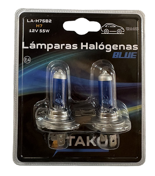 LA-H7SB2 1202- BLUEVISION H7- 55W 12V (BLISTER x2) - Image 1